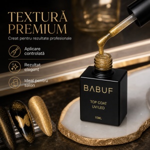 Top Coat Cat Eye | Auriu Magnetic | TCE7 | 15ml - Img 4