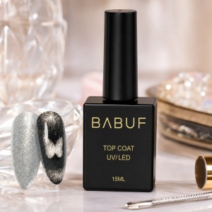 Top Coat Cat Eye | Sampanie Magnetica | TCE3 | 15ml - Img 2