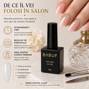 Top Coat | Crystal Clear | TP1 | 15ml - Img 7