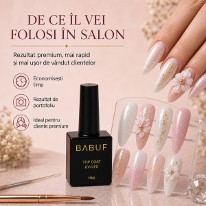 Top Coat | Iridescent Flakes Top | TCP7 | 15ml - Img 7
