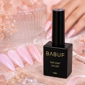 Top Coat | Light Pink Top | TCC7 | 15ml - Img 3