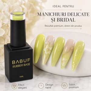 Baza Rubber | Galben Lime | RB19 | 15ml - Img 5