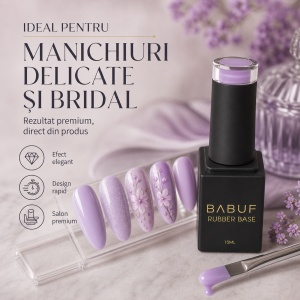 Baza Rubber | Magic Lilac | RBP2 | 15ml - Img 5