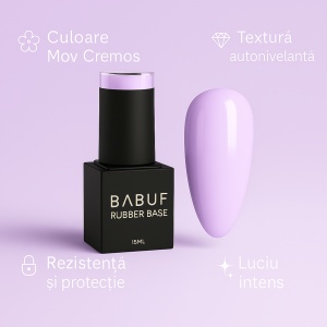 Baza Rubber | Mov Cremos | RB9 | 15ml - Img 3