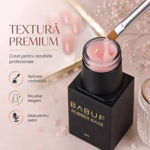 Baza Rubber | Peach Glow | RB13 | 15ml - Img 4