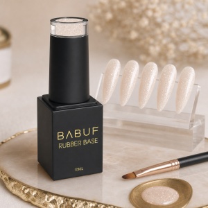 Baza Rubber | Șampanie Perlată | RBG10 | 15ml - Img 3