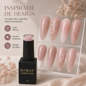 Baza Rubber | Soft Nude | RB32 | 15ml - Img 6