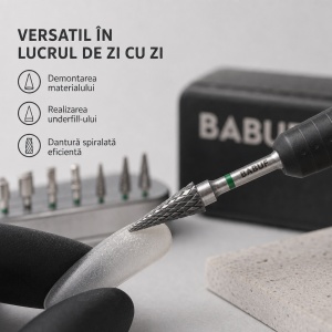 Capat Freza / Bit, Carbit | Dur | Conic Verde | BT8 | 6x13 mm - Img 6