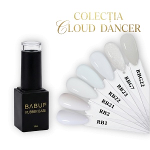 Colecția Cloud Dancer – Set 7 Baze Rubber BABUF 15ml
