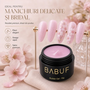 Gel de Constructie Autonivelant | Glitter Pink Cloud | BGG6 | 15g - Img 5