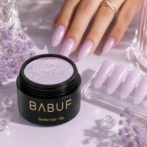 Gel de Constructie Autonivelant | Lilac Glow | BGG4 | 15g - Img 3