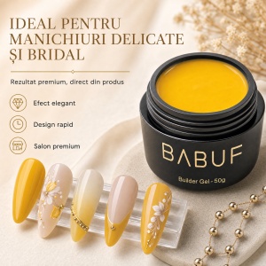 Gel de Constructie Autonivelant | Mango Yellow | BG17 | 50g - Img 5