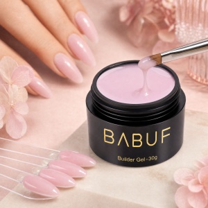 Gel de Constructie Autonivelant | Milky Pink Cloud | BG13 | 30g - Img 3