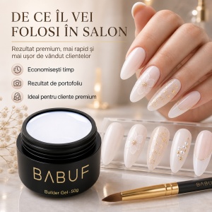Gel de Constructie Autonivelant | Milky White | BG23 | 50g - Img 7