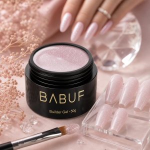 Gel de Constructie Autonivelant | Pearl Blush Glow | BGG10 | 50g - Img 3