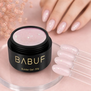 Gel de Constructie Autonivelant | Pink Milky Glow | BGG5 | 50g - Img 3