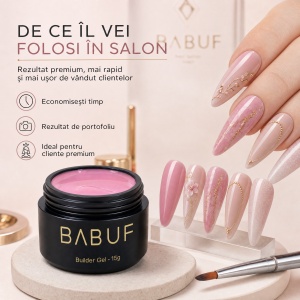 Gel de Constructie Autonivelant | Pink Serum | BG21 | 15g - Img 7