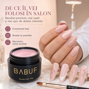 Gel de Constructie Autonivelant | Roz Milky | BG19 | 50g - Img 7