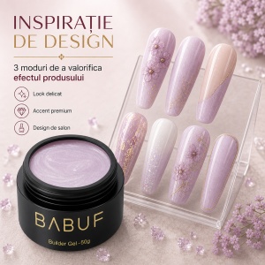 Gel de Constructie Autonivelant | Silk Lilac | BGP14 | 50g - Img 6