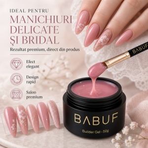 Gel de Constructie Autonivelant Smart | Dusty Rose | SBG5 | 50g - Img 5
