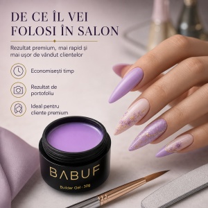 Gel de Constructie Autonivelant Smart | Lila Lăptos | SBG4 | 30g - Img 7