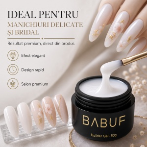 Gel de Constructie Autonivelant Smart | Milky Cloud | SBG1 | 50g - Img 5