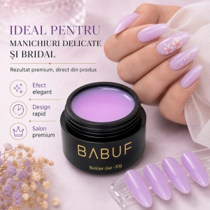 Gel de Constructie Autonivelant Smart | Milky Violet | SBG2 | 30g - Img 5