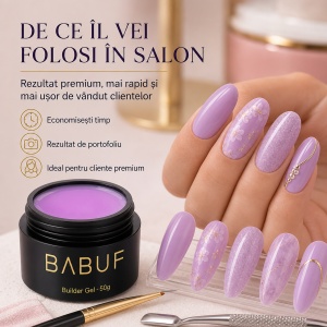 Gel de Constructie Autonivelant Smart | Milky Violet | SBG2 | 50g - Img 7