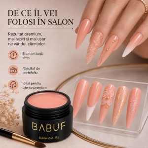 Gel de Constructie Autonivelant Smart | Soft Peach | SBG10 | 15g - Img 7