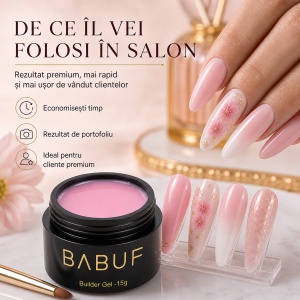 Gel de Constructie Autonivelant | Soft Pink | BG9 | 15g - Img 7