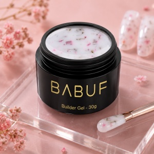 Gel de Constructie Flori Uscate | Milky Bloom | BGFU3 | 30g - Img 2