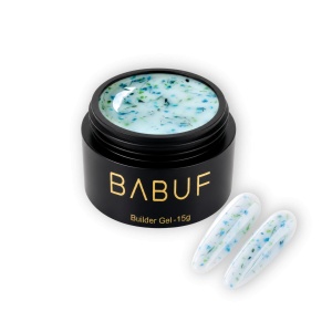 Gel de Constructie Flori Uscate | Milky Blue Petals | BGFU2 | 15g