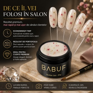 Gel de Constructie Flori Uscate | Milky Flowers | BGFU4 | 30g - Img 7