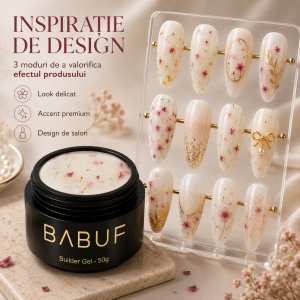 Gel de Constructie Flori Uscate | Milky Flowers | BGFU4 | 50g - Img 6