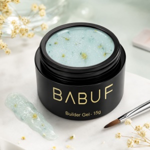 Gel de Constructie Flori Uscate | Milky Mint Petals | BGFU7 | 15g - Img 2