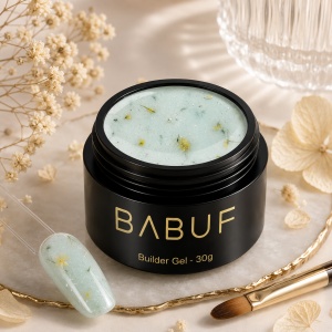 Gel de Constructie Flori Uscate | Milky Mint Petals | BGFU7 | 30g - Img 2