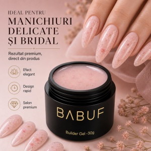 Gel de Constructie Flori Uscate | Milky Petals | BGFU1 | 30g - Img 5