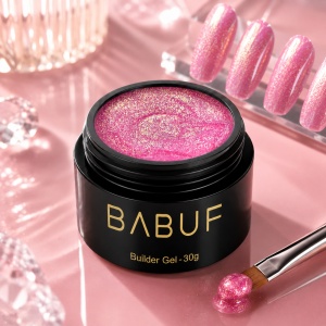 Gel de Constructie Mermaid | Fuchsia Shimmer | MBG7 | 30g - Img 3