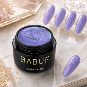 Gel de Constructie Mermaid | Lilac Shimmer | MBG5 | 15g - Img 3