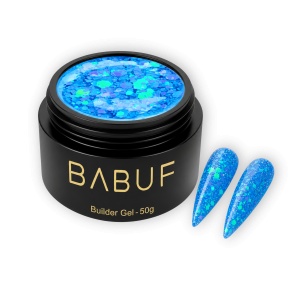 Gel de Constructie Reflectiv Autonivelant | Aqua Glitter | GBG3 | 50g