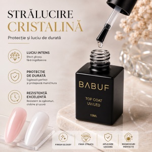 Top Coat | Crystal Clear | TP1 | 15ml - Img 4