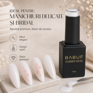 Baza Rubber | Alb Laptos | RB22 | 15ml - Img 5