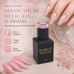 Baza Rubber | Lăptic Roz | RB33 | 15ml - Img 5