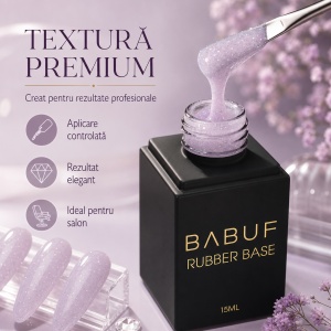 Baza Rubber | Lilac Dior | RBG12 | 15ml - Img 4