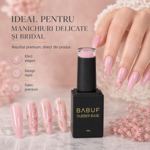 Baza Rubber | Pink Whisper | RB28 | 15ml - Img 5