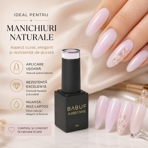 Baza Rubber | Roz Laptos | RB24 | 15ml - Img 5