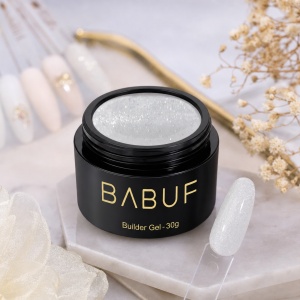 Gel de Constructie Autonivelant | Alb Laptos Glitter | BGG1 | 30g - Img 2