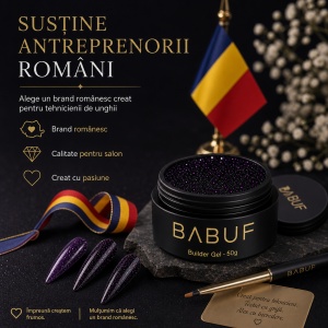 Gel de Constructie Autonivelant | Black Stardust | BGG8 | 50g - Img 8
