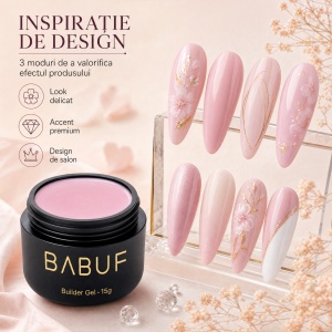 Gel de Constructie Autonivelant | Blush Veil | BG22 | 15g - Img 6