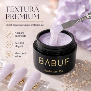 Gel de Constructie Autonivelant | Lilac Glow | BGG4 | 50g - Img 4